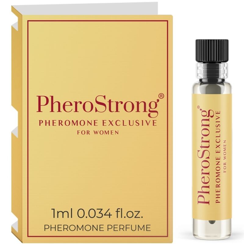 PHEROSTRONG - PERFUME DE FEROMÔNIOS EXCLUSIVO PARA MULHERES 1 ML - D-240051 - Dona Pimenta