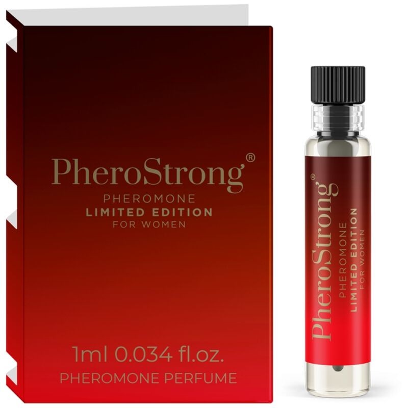 PHEROSTRONG - PERFUME DE FEROMONAS EDIO LIMITADA PARA MULHERES 1 ML - D-240053 - Dona Pimenta