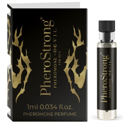 PHEROSTRONG - PERFUME DE FEROMÔNIOS DEVIL PARA HOMEM 1 ML - D-240055 - Dona Pimenta