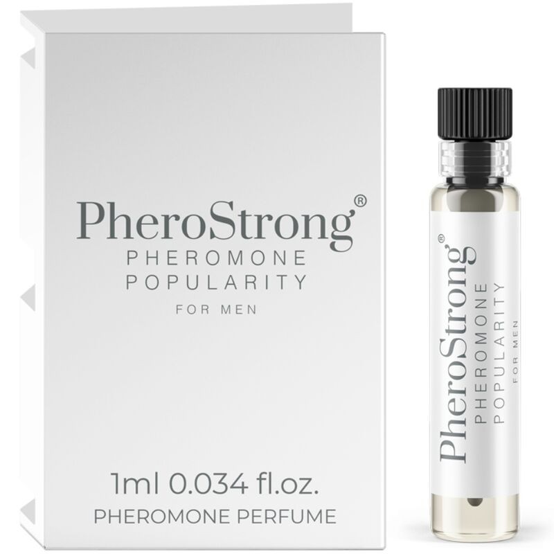 PHEROSTRONG - PERFUME DE FEROMÔNIOS POPULARIDADE PARA HOMENS 1 ML - D-240058 - Dona Pimenta