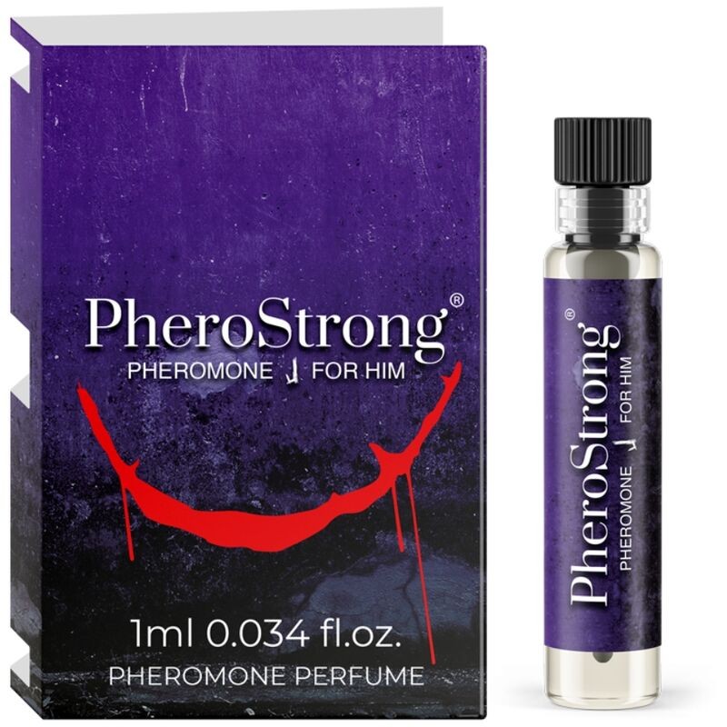 PHEROSTRONG - PERFUME DE FEROMONAS J PARA ELE 1 ML - D-240069 - Dona Pimenta