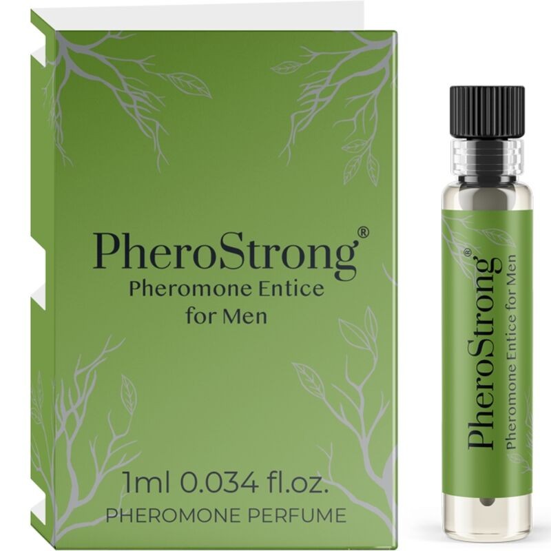 PHEROSTRONG - PERFUME DE FEROMÔNIOS SENTICE PARA HOMENS 1 ML - D-240070 - Dona Pimenta