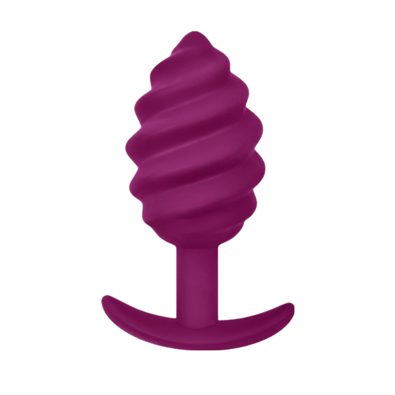 G-VIBE - GPLUG TWIST 2 PLUG ANAL ROXO - D-240129 - Dona Pimenta