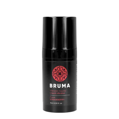 BRUMA - VIBRADOR LÍQUIDO ULTRA DESLIZANTE MORANGO 15 ML - D-239847 - Dona Pimenta