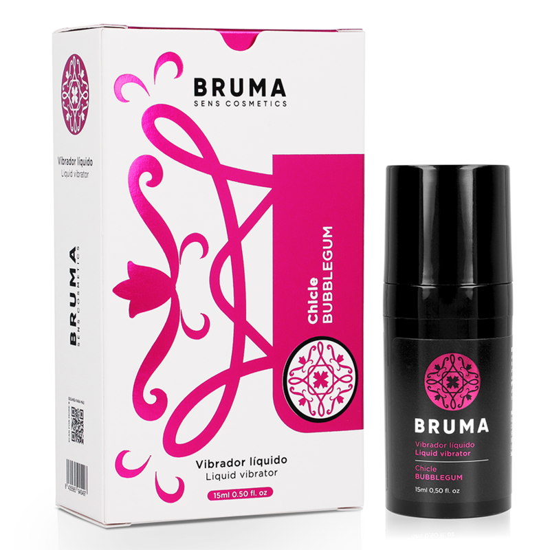 BRUMA - VIBRADOR LÍQUIDO ULTRA DESLIZANTE BUBBLEGUM 15 ML - D-239848 - Dona Pimenta