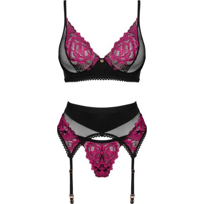 OBSESSIVE - CONJUNTO ROSENTY TRÊS PEÇAS XS/S - D-236196 - Dona Pimenta