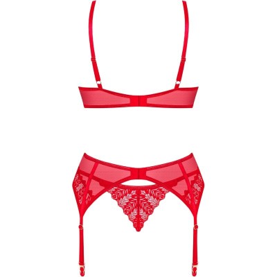 OBSESSIVE - INGRIDIA CONJUNTO DUAS PEÇAS VERMELHO XS/S - D-236665 - Dona Pimenta