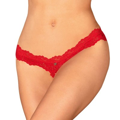 OBSESSIVE - AMOR CHERRIS TANGA  CROTCHLESS S/M - D-236952 - Dona Pimenta