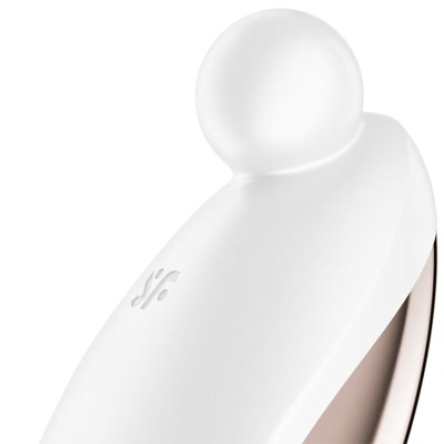 SATISFYER - VIBRADOR SPOT ON 2 LAY-ON BRANCO - D-240516 - Dona Pimenta