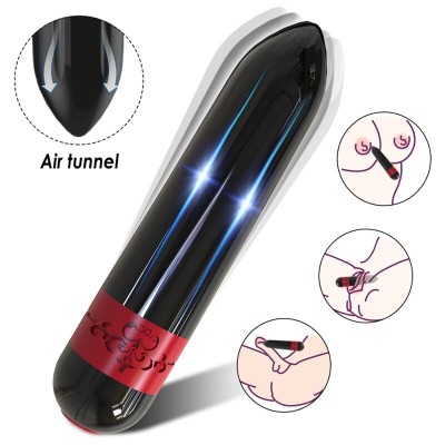 ARMONY - ROCKET VIBRADOR BALA CONTROLE REMOTO PRETO - D-238061 - Dona Pimenta