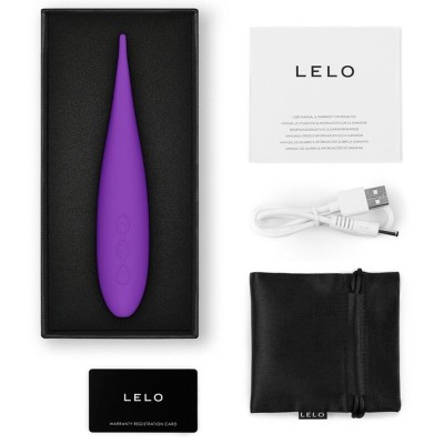 LELO - ESTIMULADOR DE CLITÓRIS DOT TRAVEL ROXO - D-240514 - Dona Pimenta