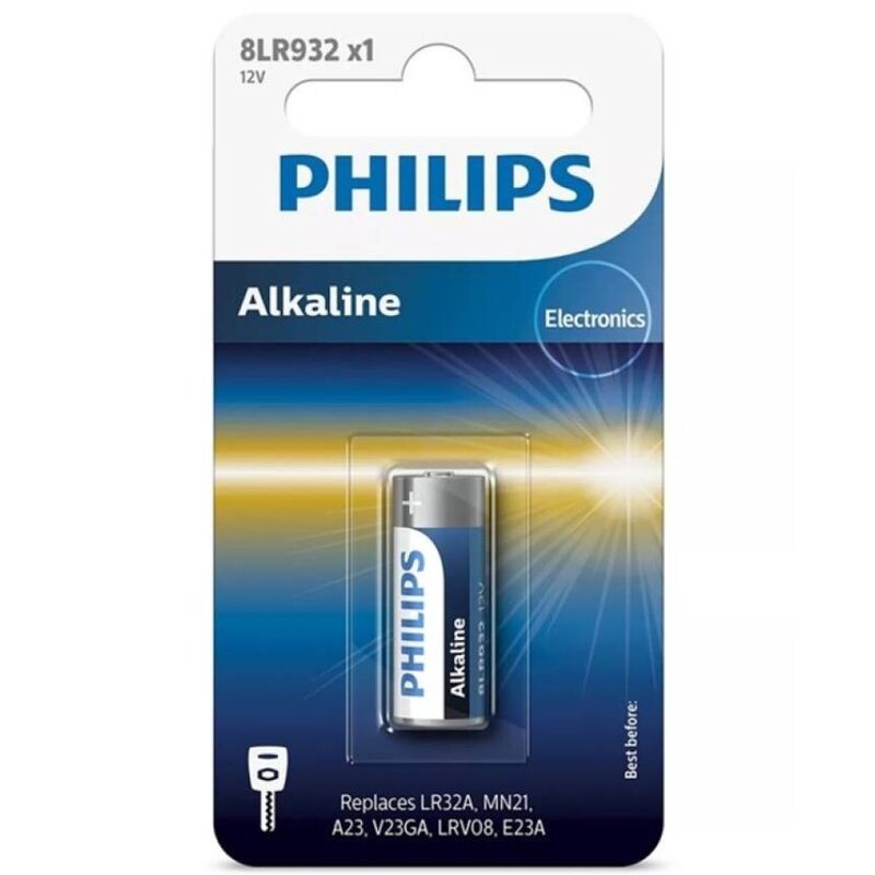 PHILIPS - BATERIA ALCALINA 12V LR23A MN21 8LR932 BLISTER*1 - D-239948 - Dona Pimenta