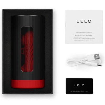 LELO - F1S V3 MASTURBADOR MASCULINO VERMELHO XL - D-240511 - Dona Pimenta