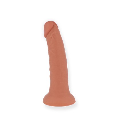 ONINDER - VIBRADOR PEQUENO BOGOTÁ DILDO 9 VELOCIDADES NATURAL 22 CM -O- 4,5 CM - APLICATIVO GRATUITO - D-239511 - Dona Pimenta