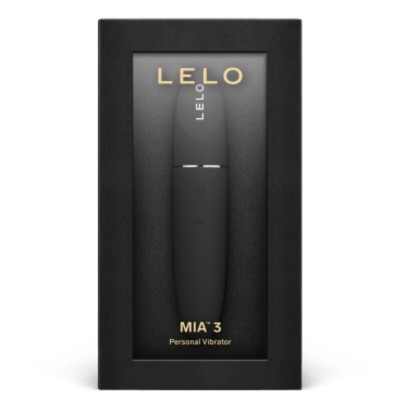 LELO - VIBRADOR PESSOAL MIA 3 PRETO - D-240095 - Dona Pimenta