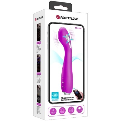 PRETTY LOVE - HECTOR ELECTROSHOCK VIBRADOR APLICATIVO GRATUITO VIOLETA - D-240561 - Dona Pimenta