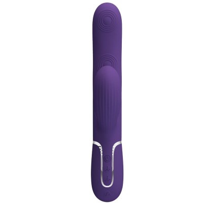 PRETTY LOVE - VIBRADOR PERLITA G-SPOT 3 EM 1 MULTIFUNO ROXO - D-240558 - Dona Pimenta