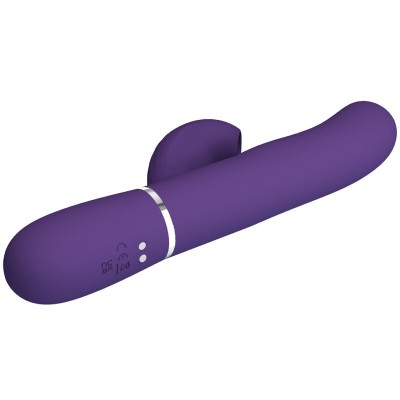 PRETTY LOVE - VIBRADOR PERLITA G-SPOT 3 EM 1 MULTIFUNO ROXO - D-240558 - Dona Pimenta