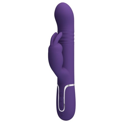 PRETTY LOVE - COALE VIBRADOR  COELHO 4 EM 1 ROXO - D-240559 - Dona Pimenta