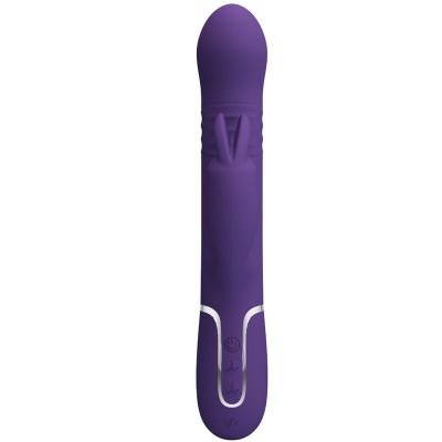 PRETTY LOVE - COALE VIBRADOR  COELHO 4 EM 1 ROXO - D-240559 - Dona Pimenta