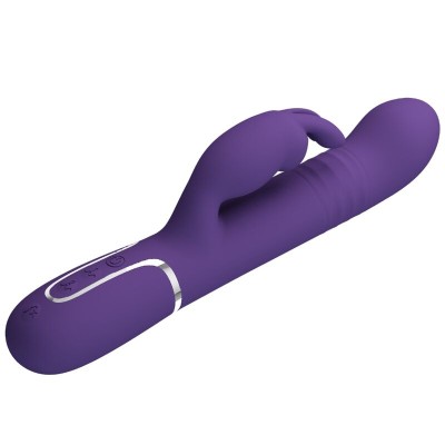 PRETTY LOVE - COALE VIBRADOR  COELHO 4 EM 1 ROXO - D-240559 - Dona Pimenta