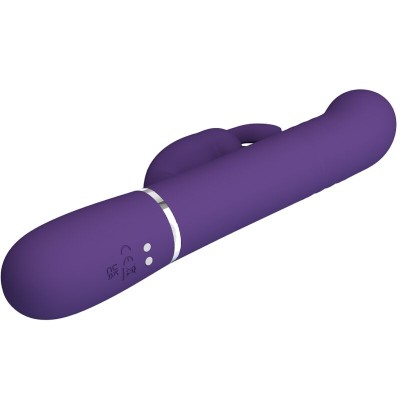 PRETTY LOVE - COALE VIBRADOR  COELHO 4 EM 1 ROXO - D-240559 - Dona Pimenta