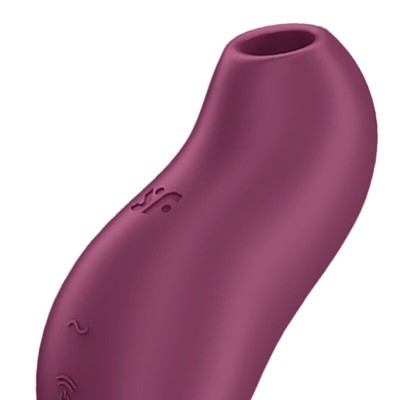 SATISFYER - ESTIMULADOR DE CLITÓRIS POCKET PRO 1 GARNET - D-239973 - Dona Pimenta