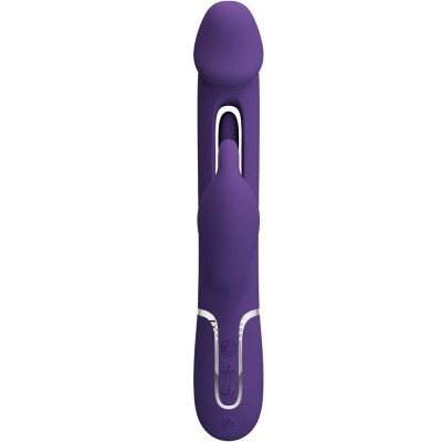 PRETTY LOVE - VIBRADOR COELHO DEJON 3 EM 1 MULTIFUNO AQUA VERDE - D-240556 - Dona Pimenta