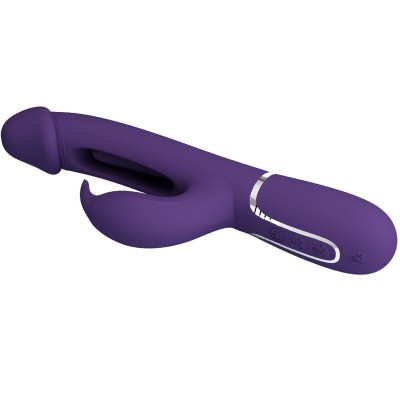 PRETTY LOVE - VIBRADOR COELHO DEJON 3 EM 1 MULTIFUNO AQUA VERDE - D-240556 - Dona Pimenta