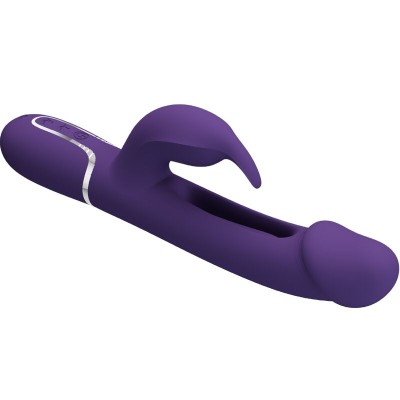 PRETTY LOVE - VIBRADOR COELHO DEJON 3 EM 1 MULTIFUNO AQUA VERDE - D-240556 - Dona Pimenta