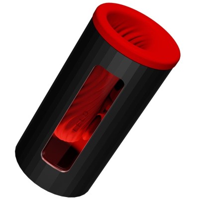 LELO - MASTURBADOR MASCULINO F1S V3 VERMELHO - D-240510 - Dona Pimenta