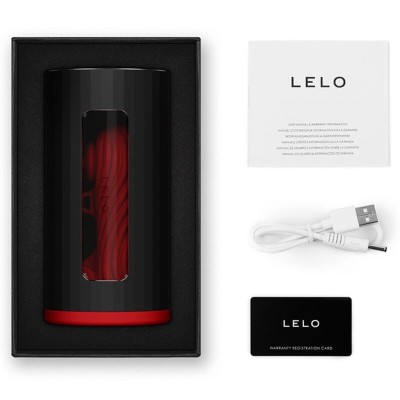 LELO - MASTURBADOR MASCULINO F1S V3 VERMELHO - D-240510 - Dona Pimenta