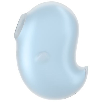 SATISFYER - VIBRADOR CUTIE GHOST LAY-ON AZUL CLARO - D-239976 - Dona Pimenta