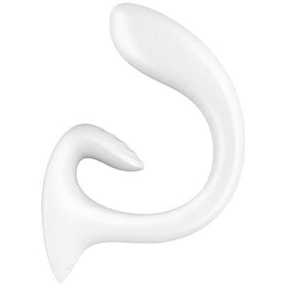 SATISFYER - G FOR GODDESS 1 COELHO VIBRADOR BRANCO - D-239974 - Dona Pimenta