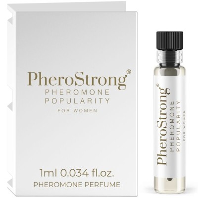 PHEROSTRONG - PERFUME DE FEROMÔNIOS POPULARIDADE PARA MULHERES 1 ML - D-240059 - Dona Pimenta