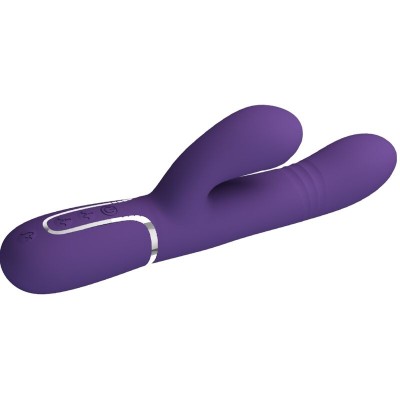 PRETTY LOVE - VIBRADOR MULTIFUNÇÃO G-SPOT ROXO - D-238290 - Dona Pimenta