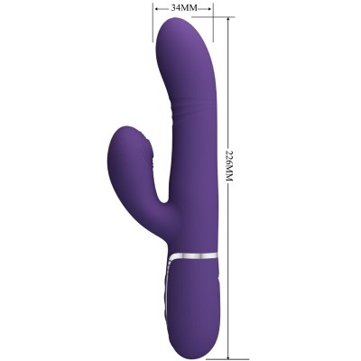 PRETTY LOVE - VIBRADOR MULTIFUNÇÃO G-SPOT ROXO - D-238290 - Dona Pimenta