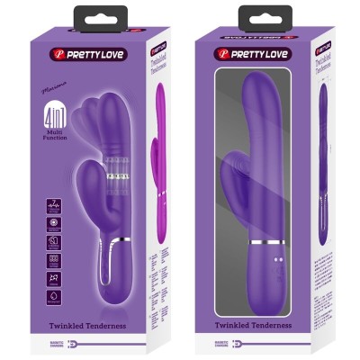 PRETTY LOVE - VIBRADOR MULTIFUNÇÃO G-SPOT ROXO - D-238290 - Dona Pimenta