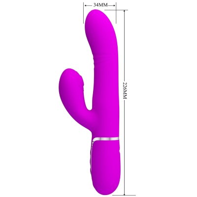 PRETTY LOVE - VIBRADOR MULTIFUNÇÃO G-SPOT FÚCSIA - D-238292 - Dona Pimenta