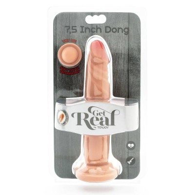 GET REAL - DONG DUAL DENSIDADE PELE 19 CM - D-234578 - Dona Pimenta