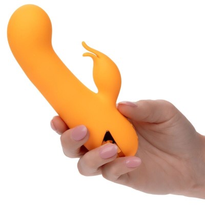 CALEXOTICS - VIBRADOR MONTECITO MUSE COELHO LARANJA POR CALIFORNIA DREAMING - D-239980 - Dona Pimenta