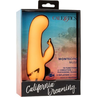 CALEXOTICS - VIBRADOR MONTECITO MUSE COELHO LARANJA POR CALIFORNIA DREAMING - D-239980 - Dona Pimenta