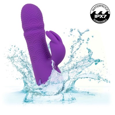 CALEXOTICS - MANHATTAN BEACH MARVEL VIBRADOR COELHO ROXO POR CALIFORNIA DREAMING - D-239981 - Dona Pimenta