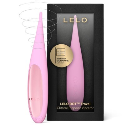 LELO - ESTIMULADOR DE CLITÓRIS DOT TRAVEL ROSA - D-240513 - Dona Pimenta