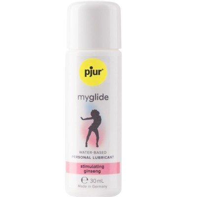 PJUR MYGLIDE LUBRIFICANTE ESTIMULANTE E AQUECENTE 30 ML - D-230443 - Dona Pimenta