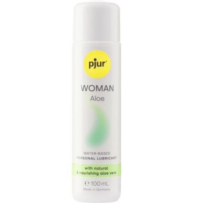 PJUR WOMAN ALOE LUBRIFICANTE À BASE DE ÁGUA 100 ML - D-230670 - Dona Pimenta