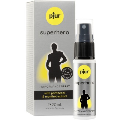 PJUR SUPERHERO PERFORMANCE SPRAY DELAY 20 ML - D-230687 - Dona Pimenta