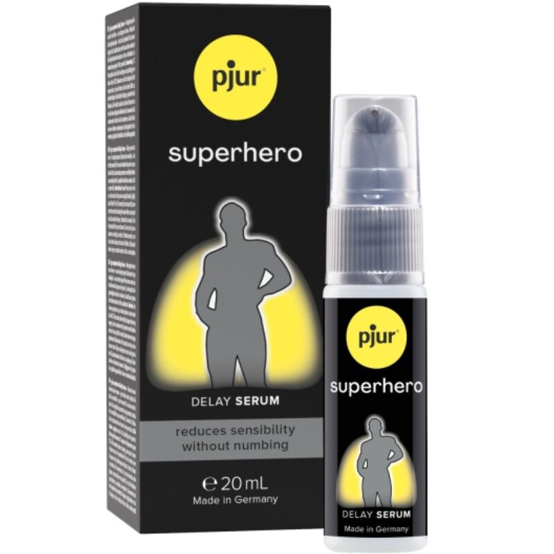 PJUR SUPERHERO SÉRUM DELAY CONCENTRADO 20ML. - D-199350 - Dona Pimenta