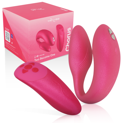 VIBRADOR WE VIBE CHORUS CASAIS COM SQUEEZE CONTROL - ROSA - D-223285 - Dona Pimenta