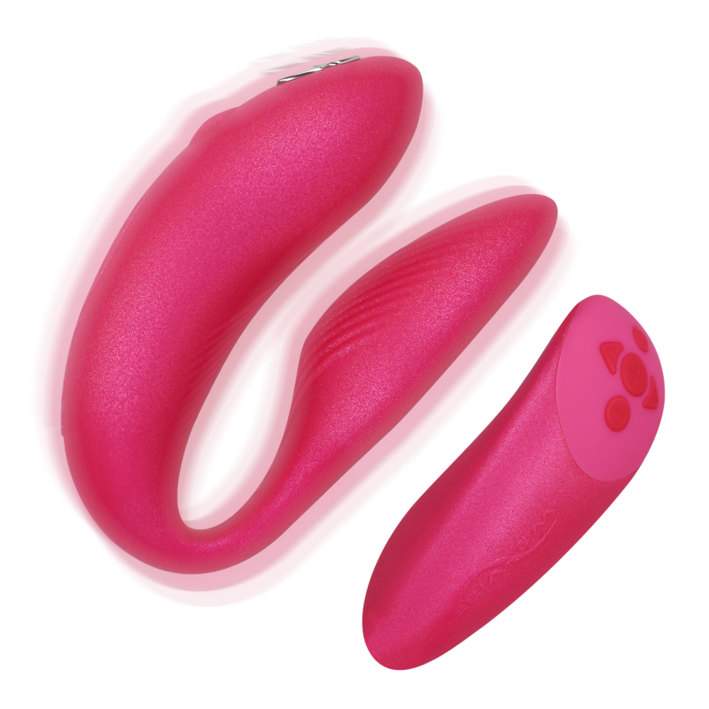 VIBRADOR WE VIBE CHORUS CASAIS COM SQUEEZE CONTROL - ROSA - D-223285 - Dona Pimenta